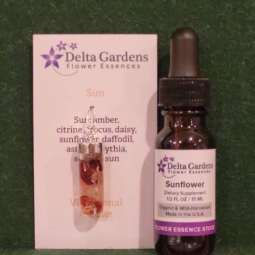 Sunflower Essence & Sun Amulet